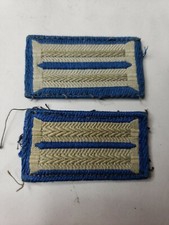 WWII German Collar Tab set of 2 blue