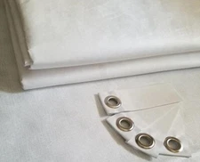 90 X 54 in. Tyvek Tent Footprint ~ Camping Ground Sheet w/ 4 UL GROMMET TABS