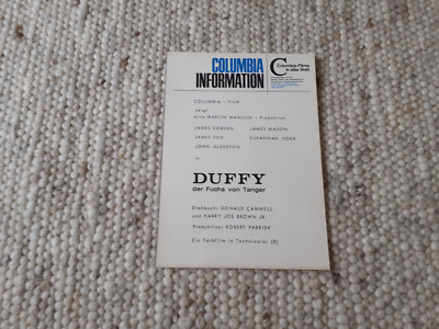 Presseheft    Duffy der Fuchs von Tanger    James Coburn