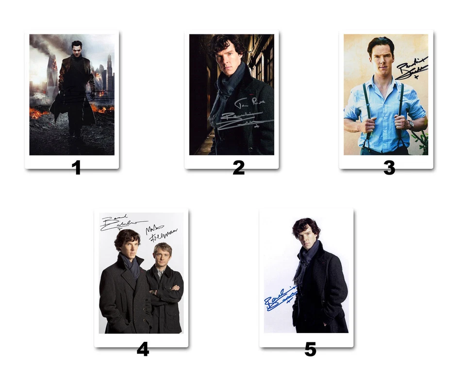 Benedict Cumberbatch & Martin Freeman - Sherlock - Autogrammfotos zur Auswahl