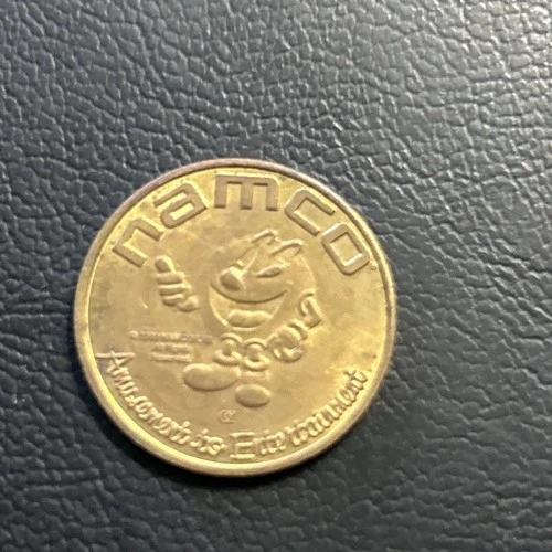 Namco Pac-Man Logo Amusement Entertainment Arcade video game skeeball Token F23
