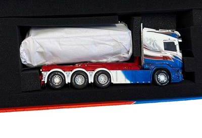 Tekno 67132 Scania R Highline Per Brodde Abrollkipper Container Lkw 1:50 Neu#133