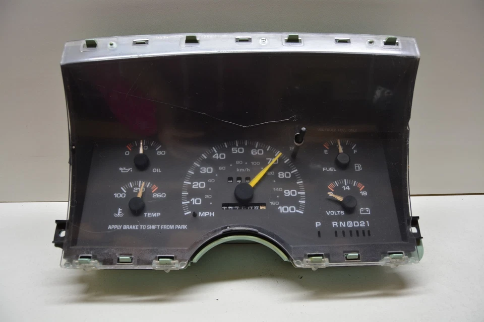 Chevrolet Astro 1995 cuadro de instrumentos velocímetro millas 157604 OEM, 257-01933 Foto 2 de 4