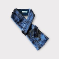 Vintage 40s 50s SAKS FIFTH AVENUE Mink Fur Scarf Collar Wrap With Clips