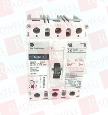 ALLEN BRADLEY 140M-I8P-C50S-CXM / 140MI8PC50SCXM (NO BOX)