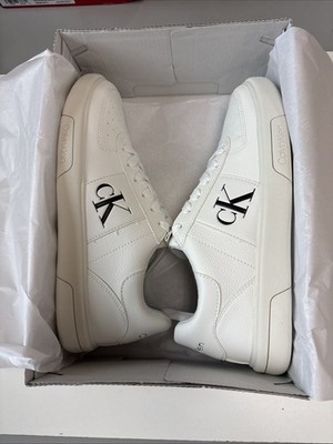 Calvin Klein Gliano Mens 7.5 White Sneakers
