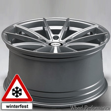 19 Zoll M1 concave Alufelgen Kombi 8,5+9,5x19 5x130 ET45-45 silber für Porsche