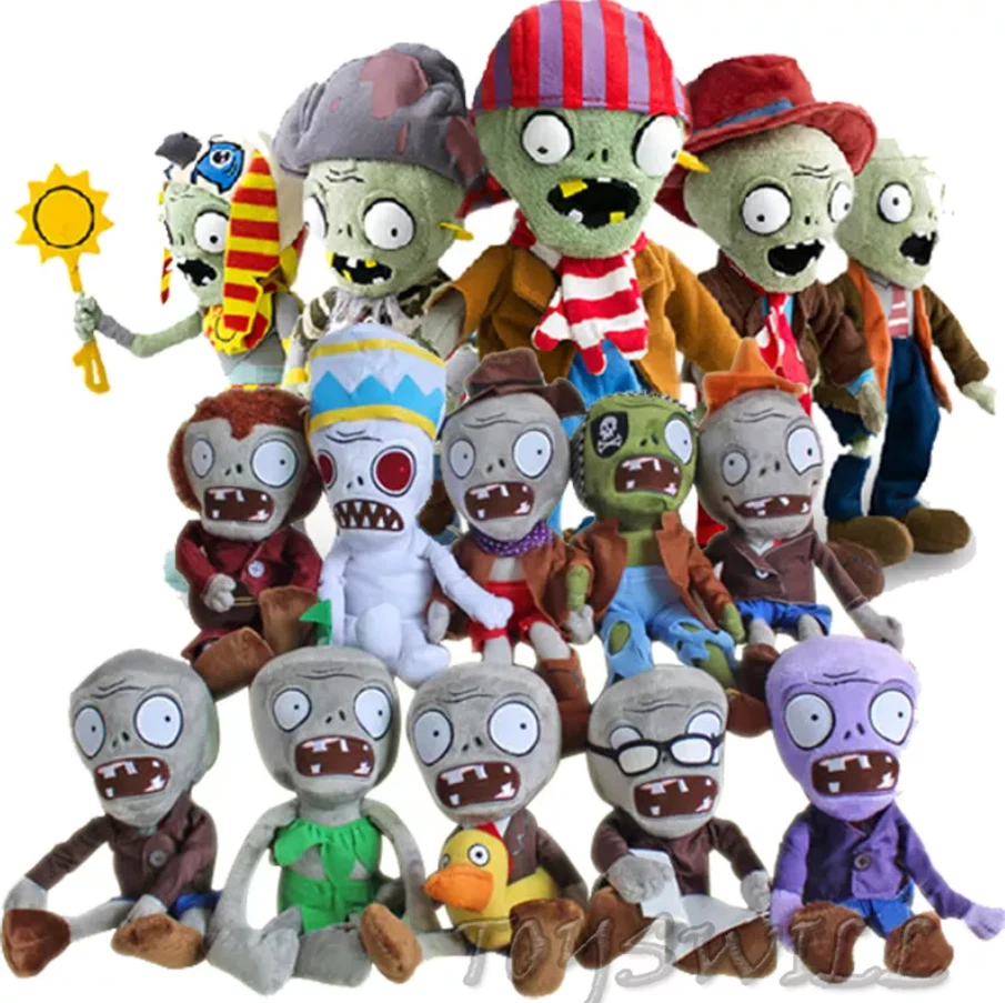 Set De Figuras De Peluche Pvz Blover Zombie Plant Con 50 Pegatinas Venta Internacional  Mkp 19797030