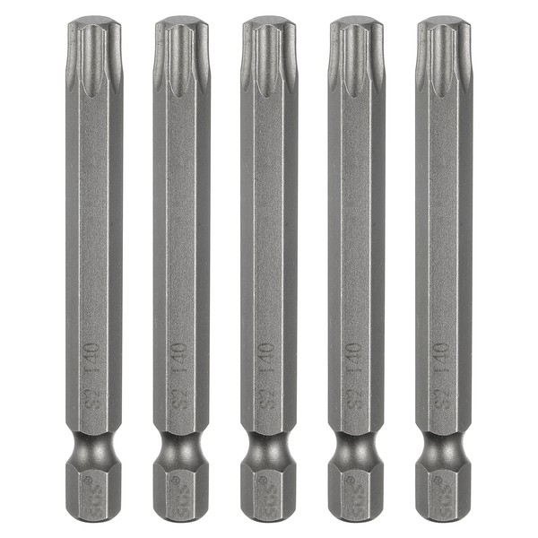 "5X T40 Torx Bit 1/4\" 65Mm Magnet. S2 FüR Torx Schrauben"-image