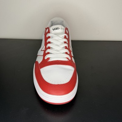 Vans Lowland CC Men\'s Sz 10.5 Varsity Red/True White Men\'s Skate Casual Sneakers Vans Lowland CC New Varsity Red/True White Men main image 3