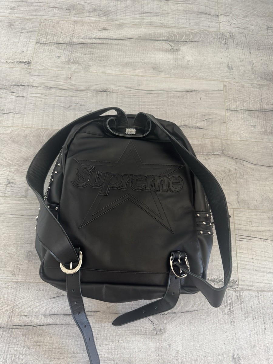 Supreme x Vanson Leathers x B.B. Simon Backpack Black | eBay