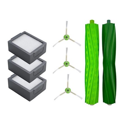 Refill Kit for iRobot Roomba i5 i6 i7 j7 j9+ e5 e6 Main Roller Side Brush Filter