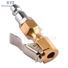 Brass Tire inflator Locking on Air Chuck Air Compressor Pump Adapter for Car