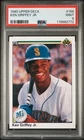 1990 UPPER DECK #156 KEN GRIFFEY JR. MARINERS HOF MINT PSA 9
