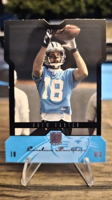 2004 Skybox L.E. Drew Carter #122 Platinum Black Border /35 RC JERSEY # MATCH  