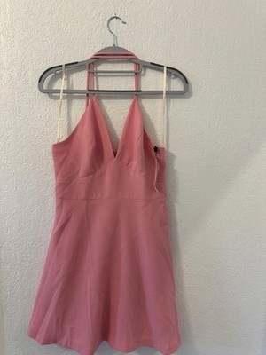 BCBGeneration Pink X-Back Cocktail Mini Dress | eBay