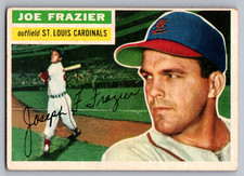 1956 TOPPS #141 JOE FRAZIER CARDINALS GRAY BACK