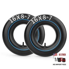 16x8.00-7 Inner Tube for ATV Quad Golf Cart Lawn Mower 2-Pack 16x8-7 tube