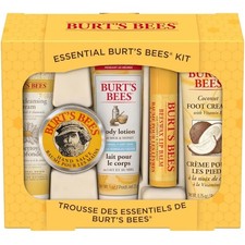 Burt  s Bees Gift Set 5 Pc Travel Size Skincare Essentials Kit Stocking Stuffer