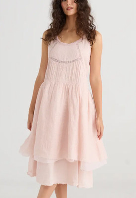 Miss Rose Sister Violet Cinderella Dress NWT Powder Pink S/M