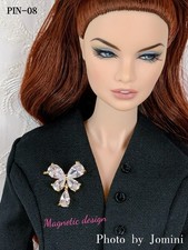 Pin Brooch For Fashion Royalty NuFace Poppy Parker Integrity Toys Doll Jewelry