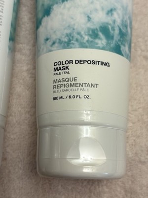 2(two) IGK Color Depositing Mask SEAFOAM Pale Teal Conditioning  Hydrate  Shine