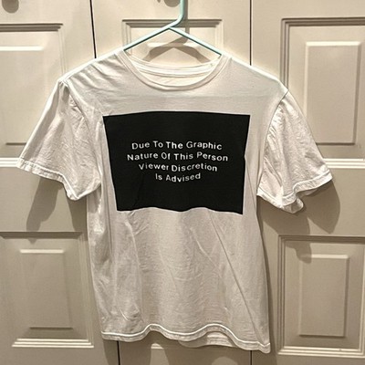 Actual Pain Viewer Discretion Advised T-Shirt Small