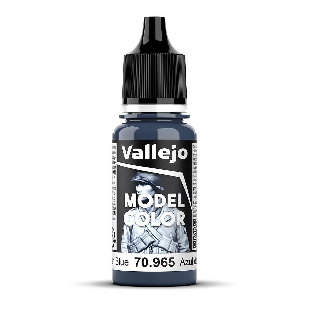 Vallejo Model Color Prussian Blue Acrylic 18ml/0.60 fl oz Dropper Bottle 70.965 - Image 5