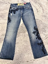 7 Seven FOR ALL MANKIND "A" POCKET Jeans Size 27 " Great China Wall USA MADE