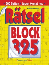 Rätselblock 325 Eberhard Krüger