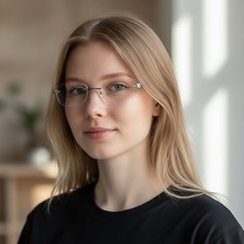 Silhouette 5452 406054 17 135 Green Rimless Eyeglasses / Frames I89