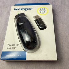 NIB Kensington Expert Wireless Presenter w Green Laser Pointer  Cursor Control