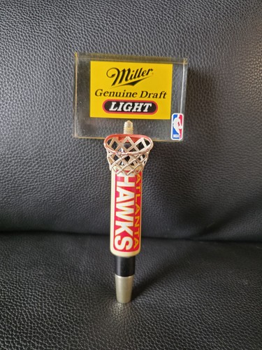 Miller Genuine Draft Light Atlanta Hawks NBA Tap Handle Basketball Hoop