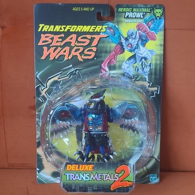 Hasbro Transformers Beast Wars Transmetals 2 Deluxe Prowl Owl Action Figure 1999
