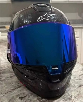 Aftermarket Visor Lens Alpinestars Supertech R10  Shield   Blue New