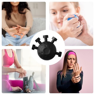 NEW Hand Exercise Ball Finger Grip Strengthener Hand Exercise Stress Relief Ball