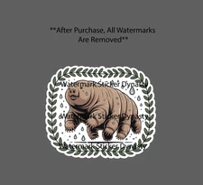 Waterbear Sticker Waterproof Decal Tardigrade Animal Outdoor Wildlife Gift NEW