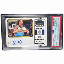 2024 Rookie Royalty WNBA Angel Reese Rookie Auto On-Card Auto #/49 PSA 9