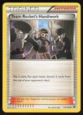 Pokemon Team Rocket's Handiwork Uncommon 112/124 XY - Fates Collide LP