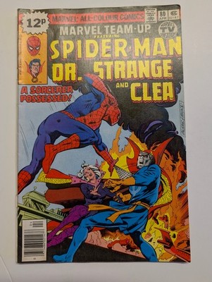 Marvel Team-Up #80, Marvel Comics, Spider-Man, Dr Strange and Clea, 1979.