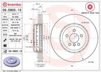 Brembo 2X Bremsscheibe Vorne Ø348 Mm InnenbelüFtet FüR BMW X3 G01 Xdrive30D 5Er