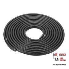 16.4 Feet Rubber Edge Trim with Metal Clips, U Channel Edge Guard Protector