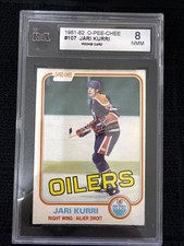 1981-82 O-PEE-CHEE Jari Kurri ROOKIE KSA 8 NMM