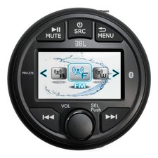 JBL PRV 275 Gauge-Style AM/FM Receiver with Built-In Bluetooth