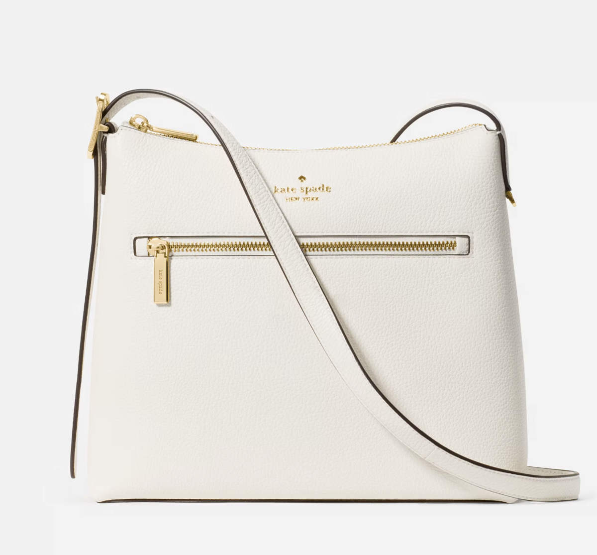 Kate Spade White Pebble Leather Replacement Purse Crossbody Strap Gold Hardware Kate Spade Purse Strap - Etsy main image 2