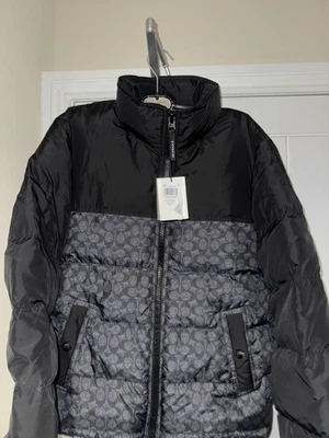Coach Signature Down Jacket Brand New with Tags (Size Small/UK 8-10) Unisex - Image 1 of 4