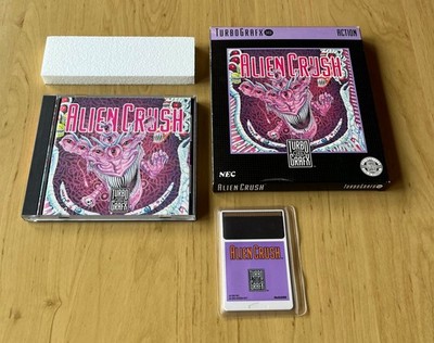 Alien Crush Turbografx 16-Bit NEC PC Engine TurboChip HuCard CIB