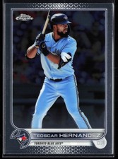 Teoscar Hernandez 2022 Topps Chrome #185 Toronto Blue Jays Baseball