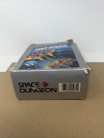Atari 5200 Space Dungeon 1983 game box and manual w/Controller Holder Unteste