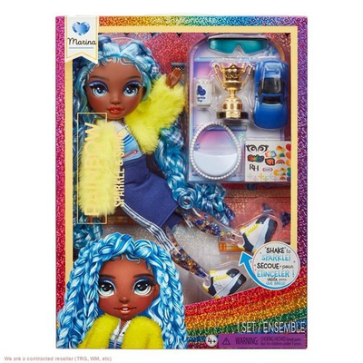 #ad Rainbow High 11quot; Sparkle amp; Shine Fashion Doll with Blue Hair Blue Eye $42.90